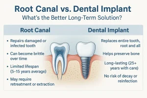 Dental Implant vs Root Canal