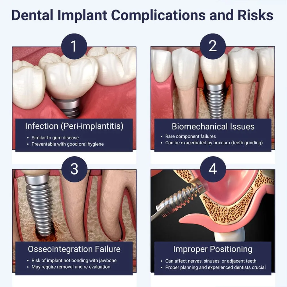 Possible Risks dental implant procedure