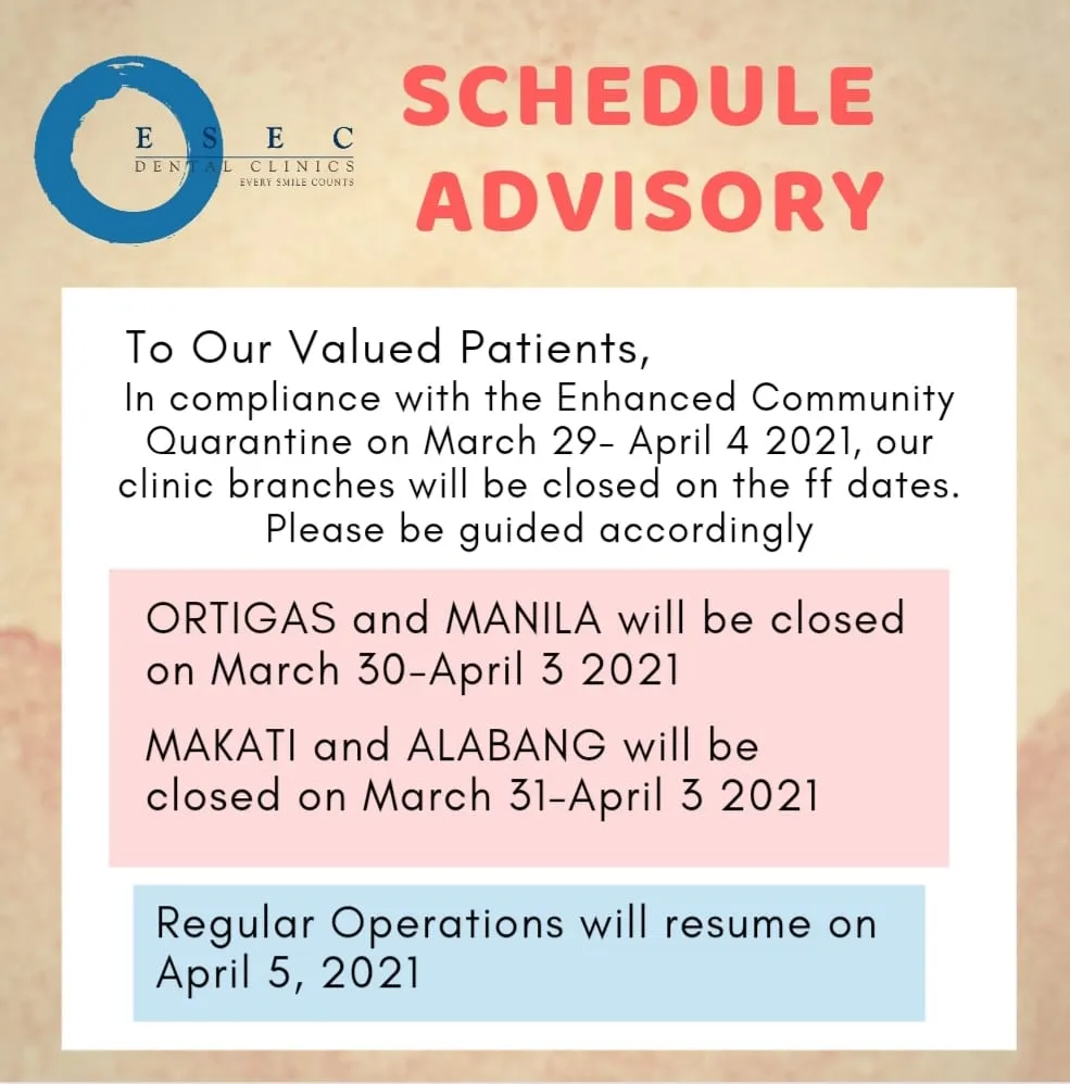 ESEC Dental Clinics – Madrigal Business Park, Alabang