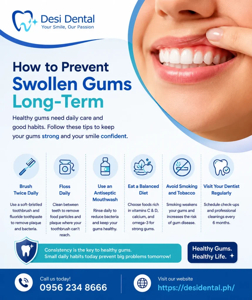 How to Prevent Swollen Gums Long-Term