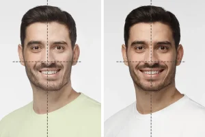 How to fix Asymmetrical Face