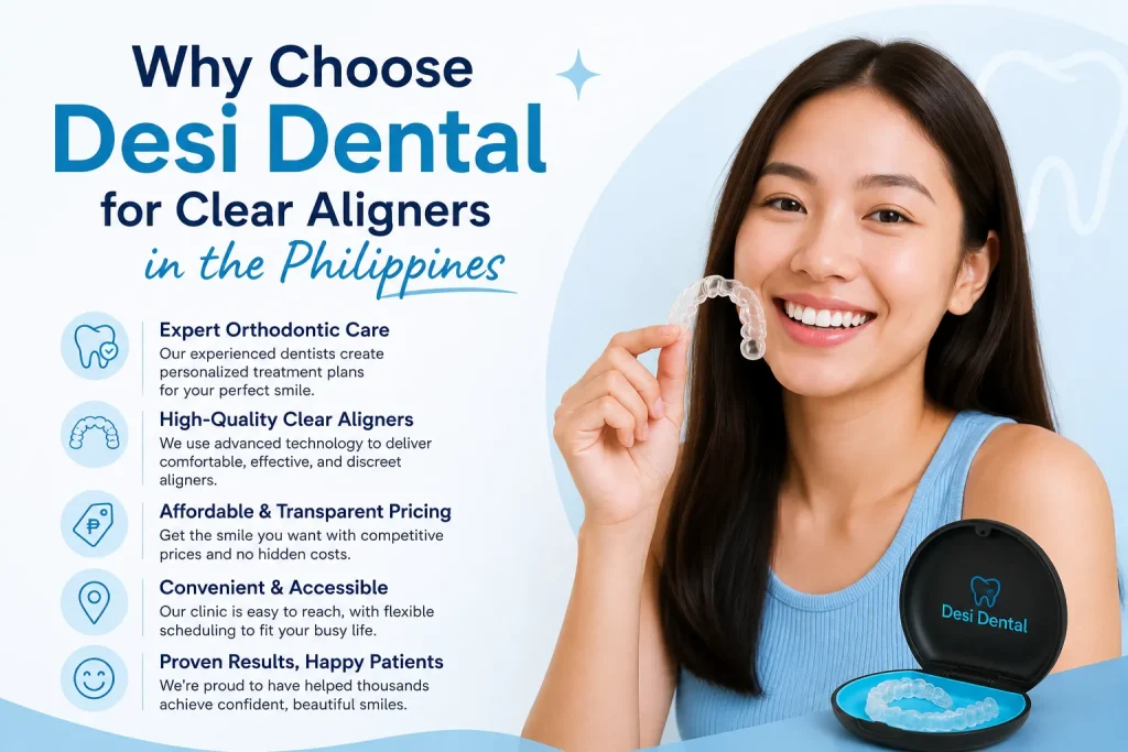Why Choose Desi Dental for Clear Aligners in the Philippines