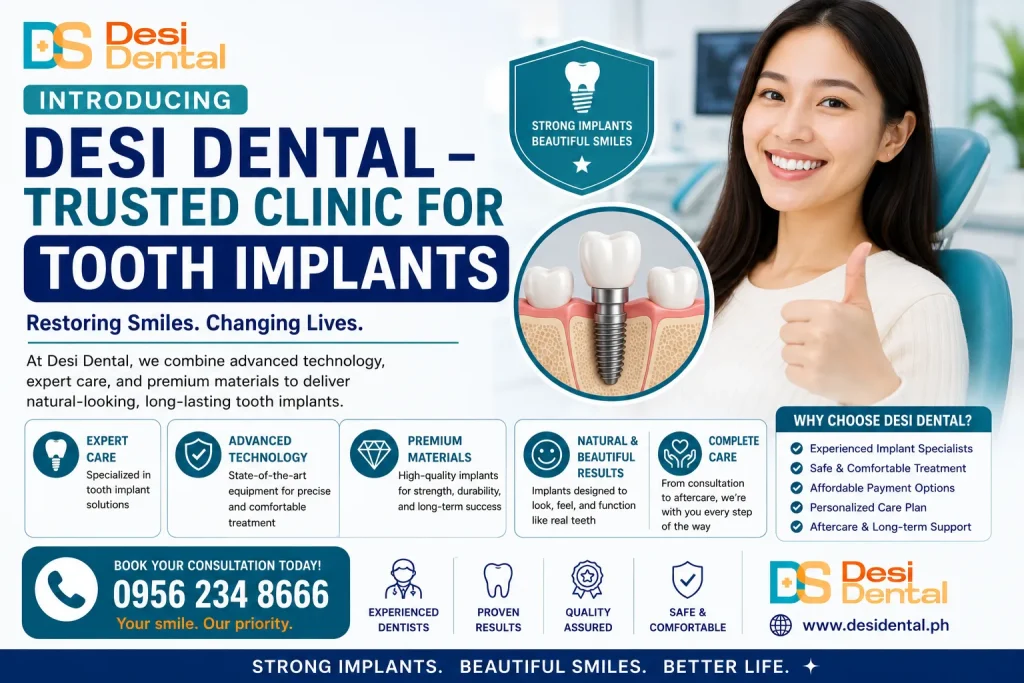 Introducing Desi Dental – Trusted Clinic for Tooth Implants