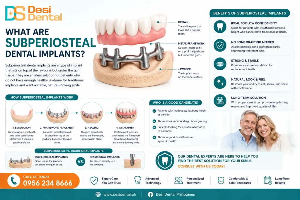 Subperiosteal Dental Implants