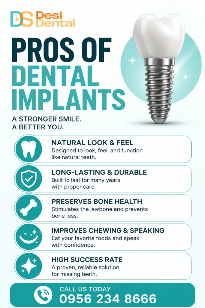 pros & cons of dental implants