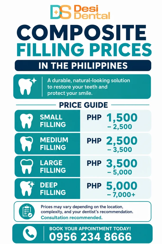 Composite Filling Prices in the Philippines