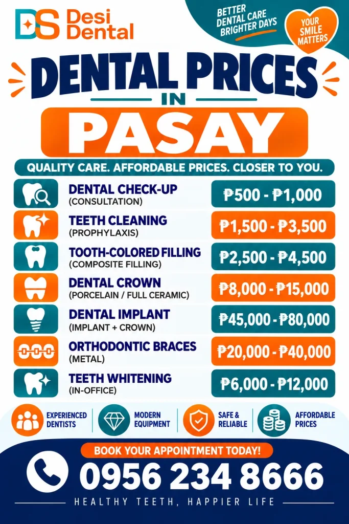 Dental Prices in Pasay