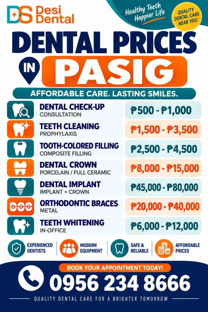 dental prices Pasig