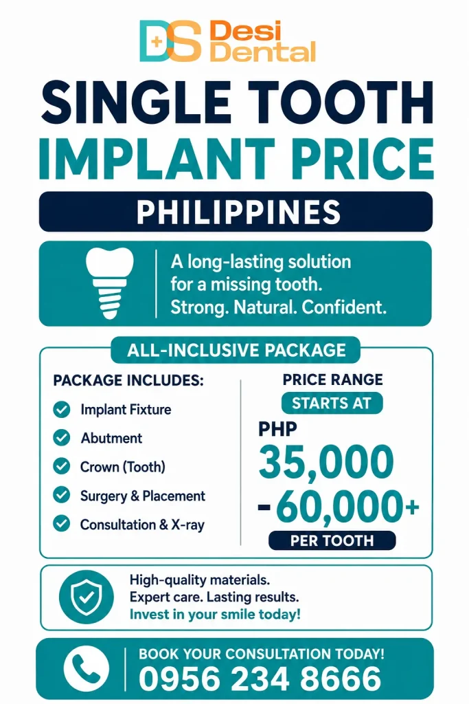 Single Tooth Implant Price Philippines