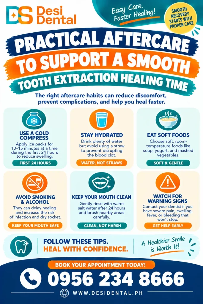 Practical Aftercare to Support a Smooth Tooth Extraction Healing Time